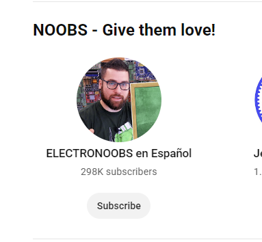 ElectroNoobs multilingual channels