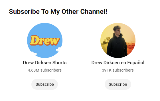 Drew Dirksen multilingual channels