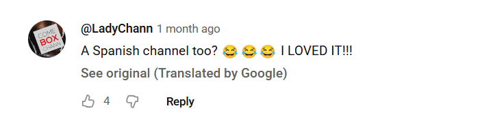 LadyChann - Loved the Spanish channel